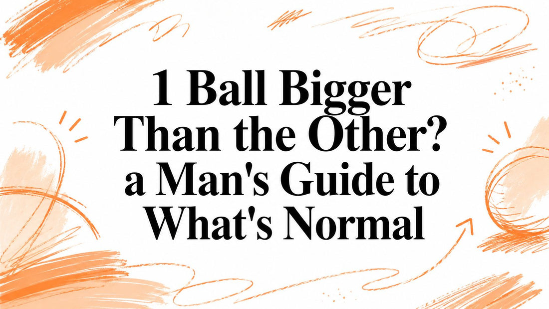 1 Ball Bigger Than the Other? a Man's Guide to What's Normal