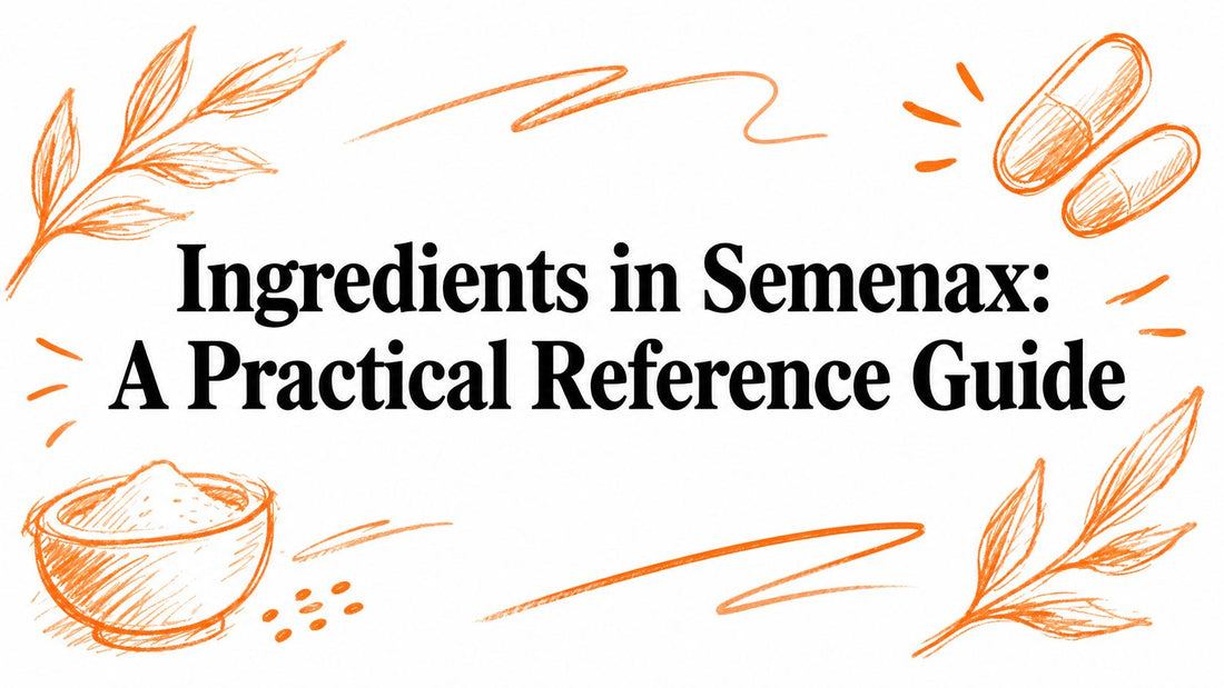 Ingredients in Semenax: A Practical Reference Guide