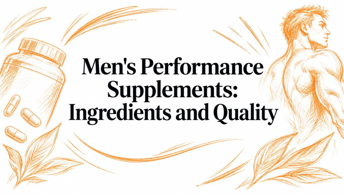 Men's Performance Supplements: Ingredients and Quality