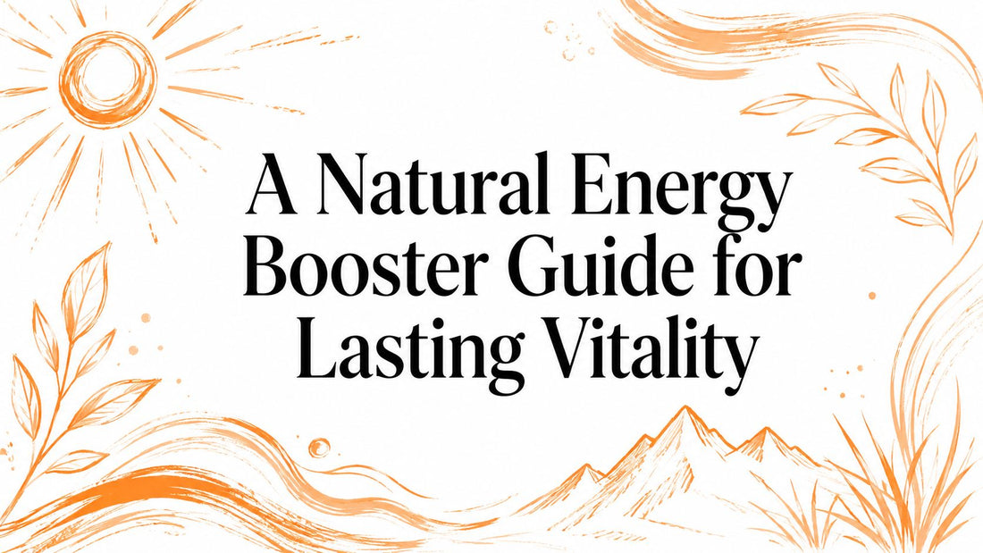 A Natural Energy Booster Guide for Lasting Vitality