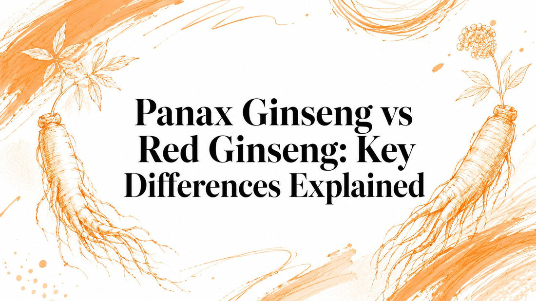 Panax Ginseng vs Red Ginseng: Key Differences Explained