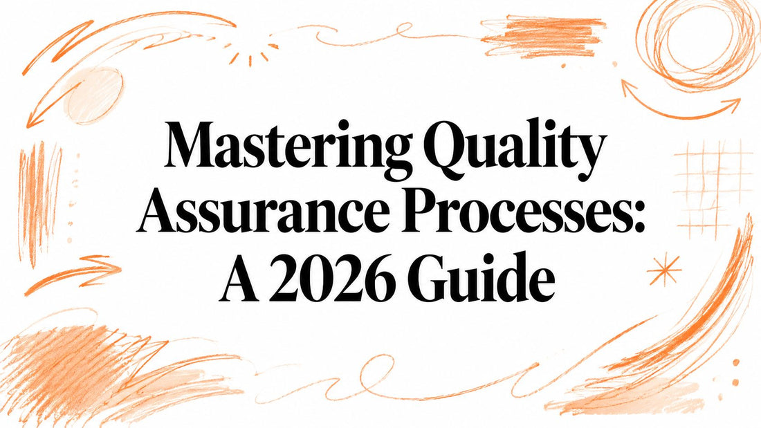 Mastering Quality Assurance Processes: A 2026 Guide