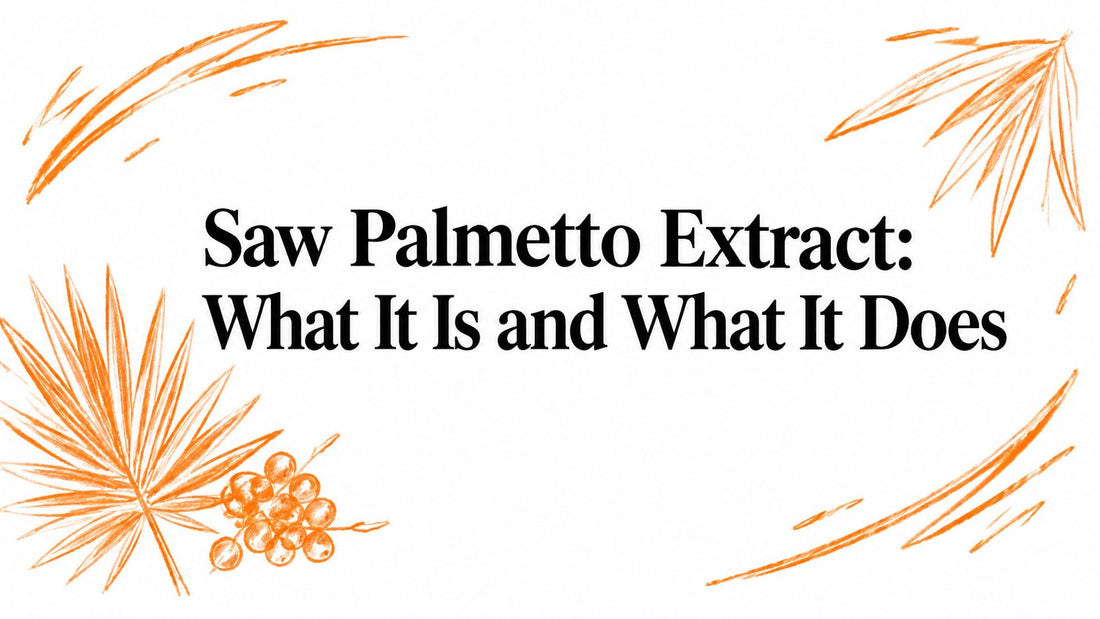 Saw Palmetto Extract: What It Is and What It Does