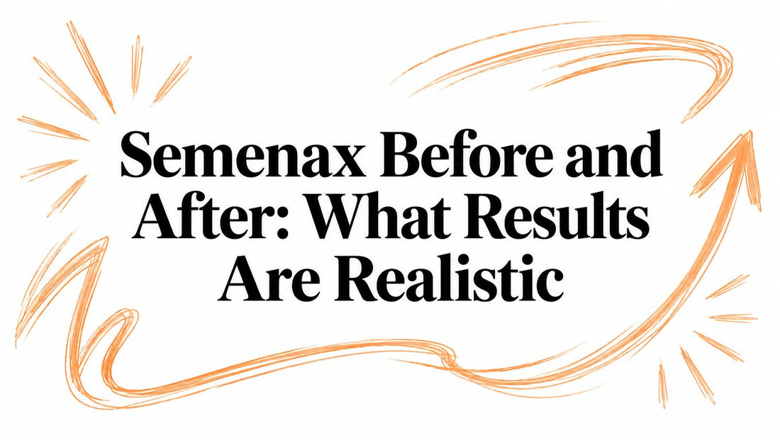 Semenax Before and After: What Results Are Realistic