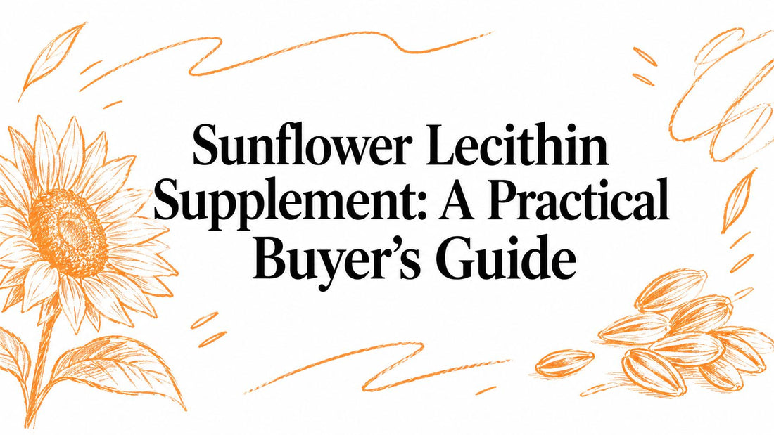 Sunflower Lecithin Supplement: A Practical Buyer's Guide