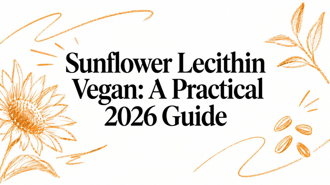 Sunflower Lecithin Vegan: A Practical 2026 Guide
