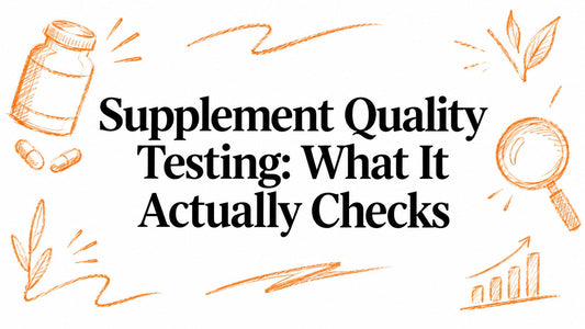 Supplement Quality Testing: What It Actually Checks
