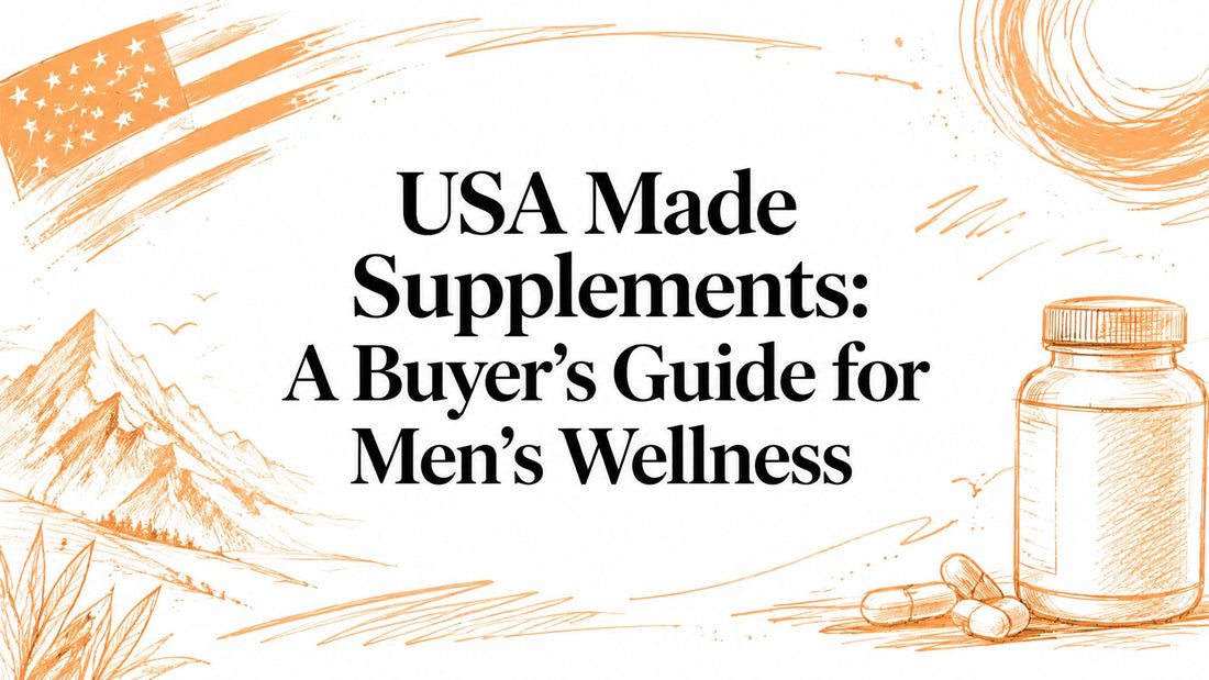USA Made Supplements: A Buyer's Guide for Men's Wellness
