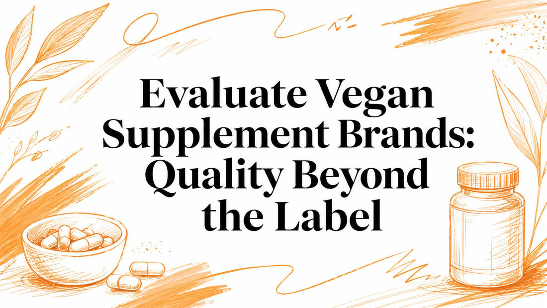 Evaluate Vegan Supplement Brands: Quality Beyond the Label