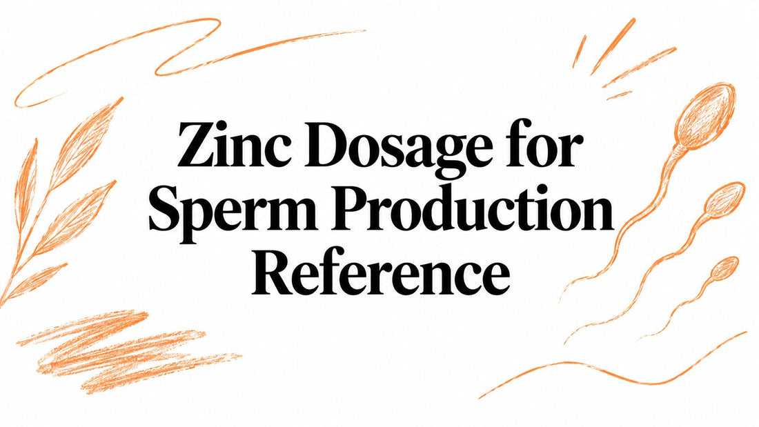 Zinc Dosage for Sperm Production Reference