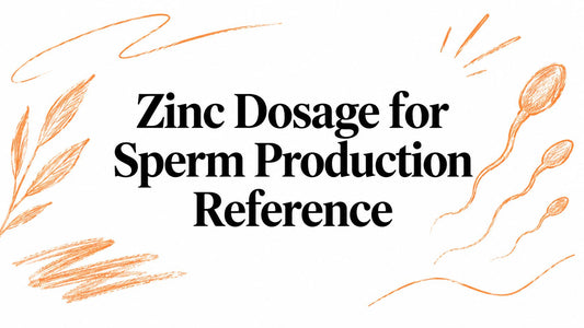 Zinc Dosage for Sperm Production Reference